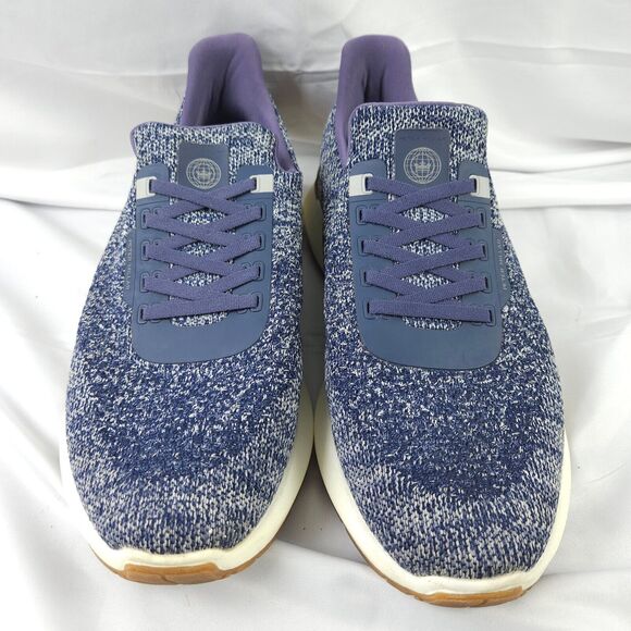 Peter Millar Hyperlight Apollo Men’s Size 11.5 Nebula Blue Knit Running Shoes - Picture 1 of 10